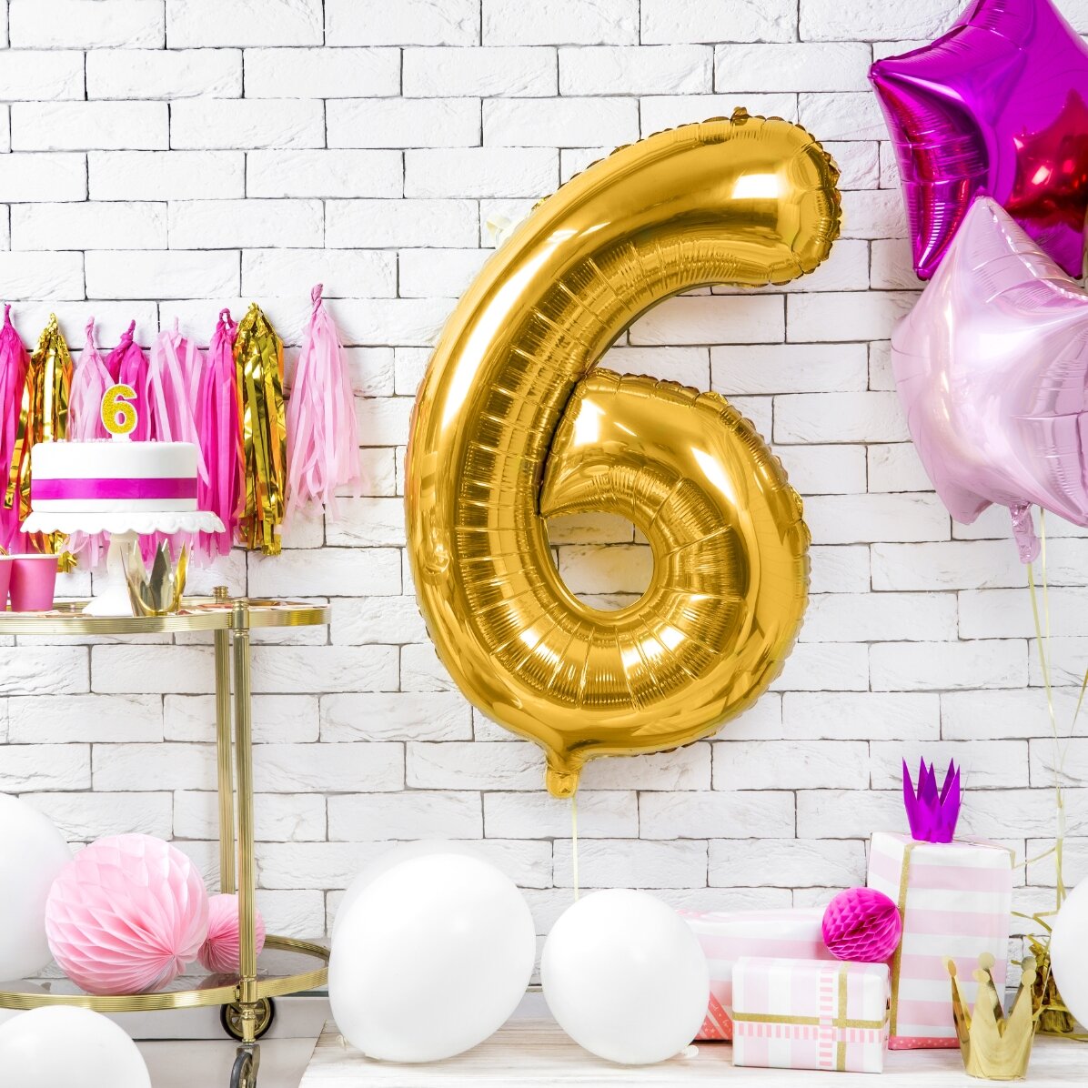 Globos - Cifras doradas de 86 cm