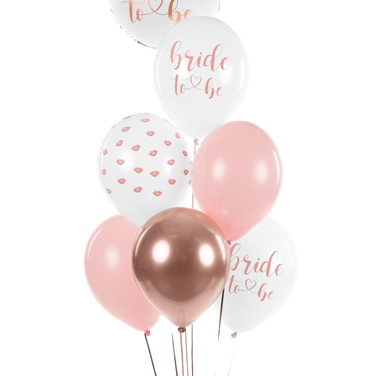 Lote de globos surtidos para la despedida de soltera - Bride to be