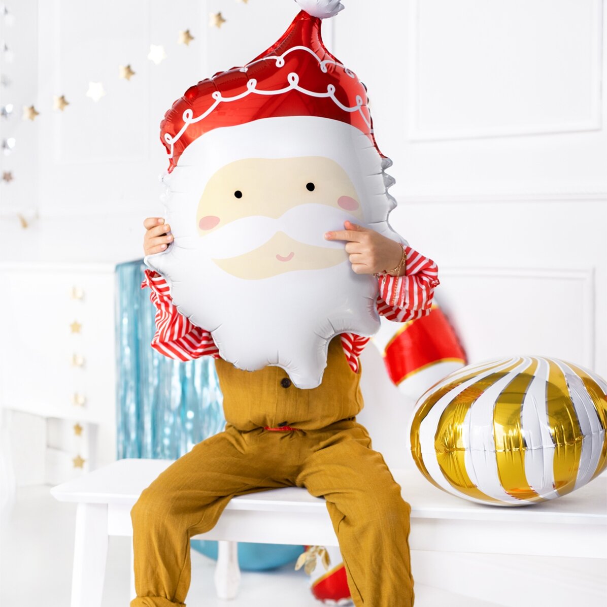 Balloon - the face of Santa Claus