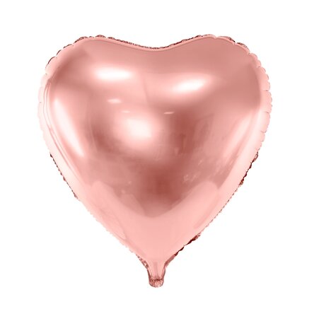 Balloon - Rose gold heart 68 cm