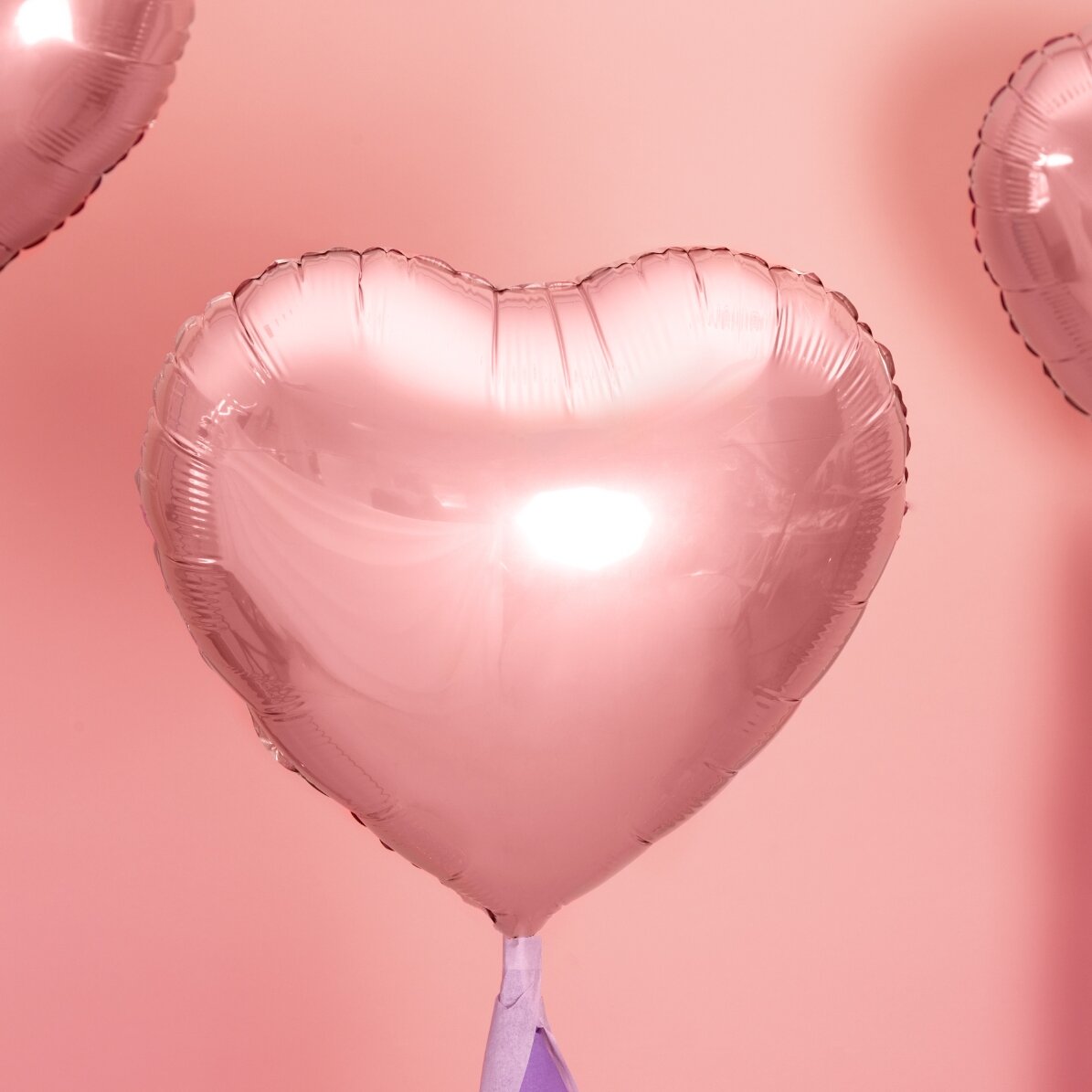 Globo - Corazón en oro rosa, 45 cm
