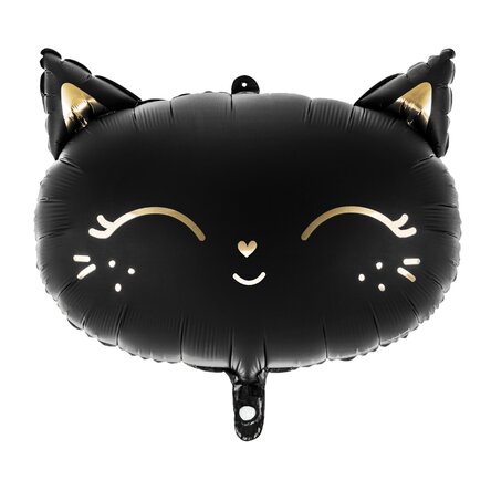 Cat Balloon - black