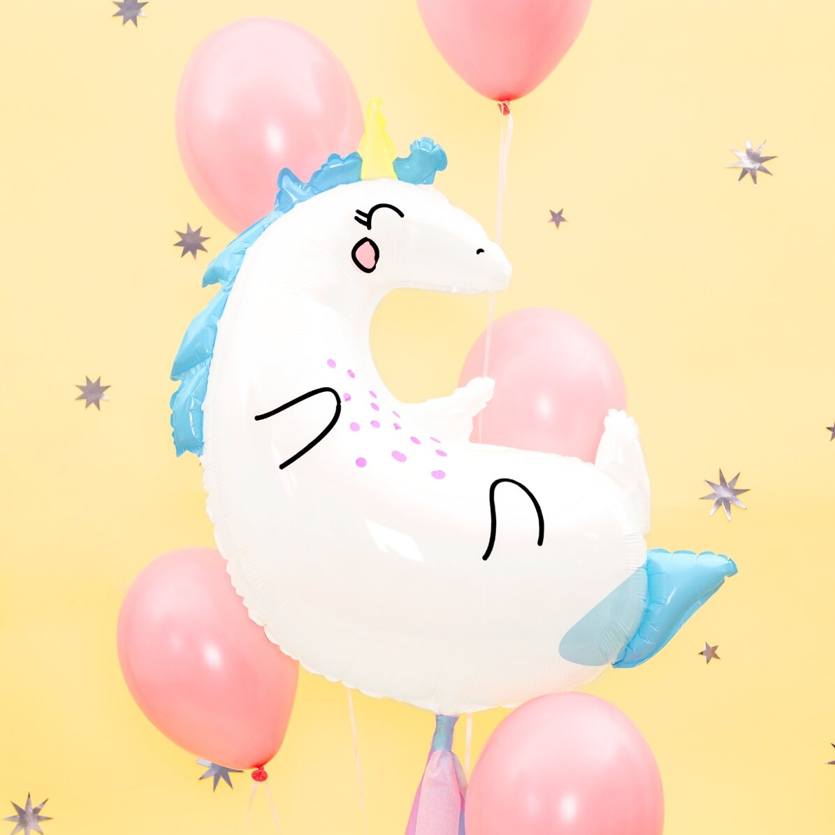 Globo - Unicornio blanco