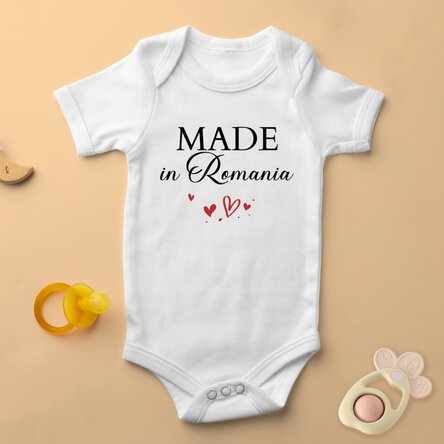 Body para niños personalizado con mensaje - Hecho con amor