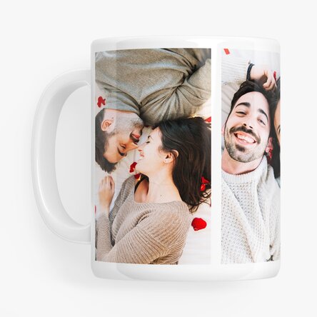 Taza personalizada con 4 fotos