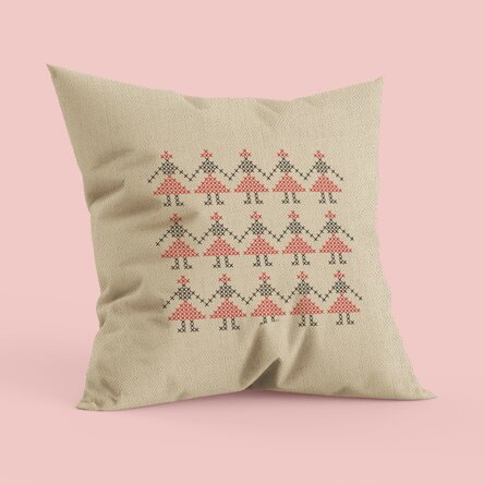 Cojín decorativo personalizado - Modelo «Hora» - En