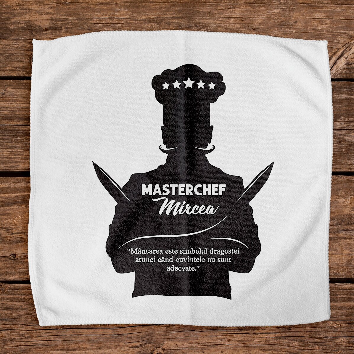 Toalla personalizada con texto - Masterchef