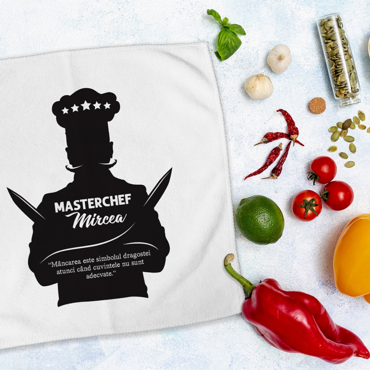 Toalla personalizada con texto - Masterchef
