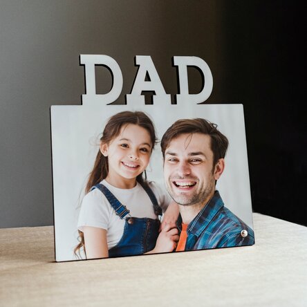 Marco de fotos de escritorio personalizado con una foto - modelo DAD