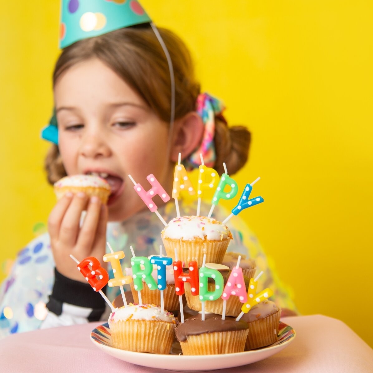 Velas para tartas - juego «Happy Birthday»
