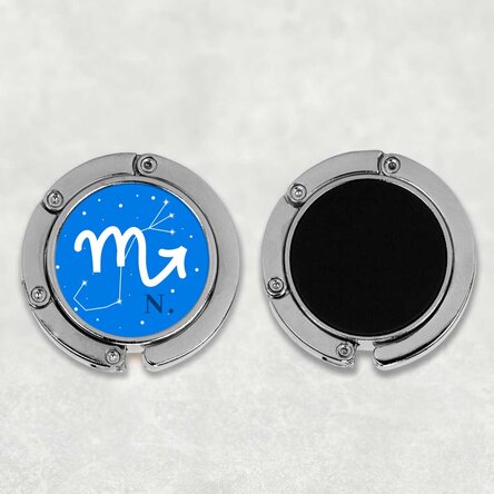 Soporte para bolso de mesa personalizado con texto - Signo del Escorpión