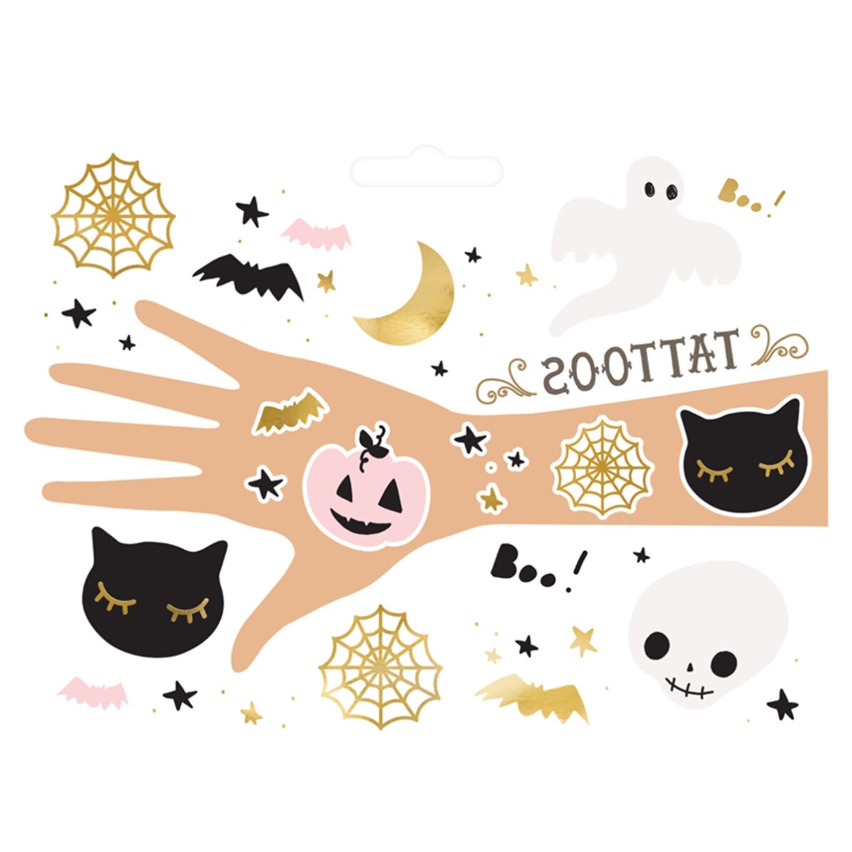 Tatuajes temporales de Halloween