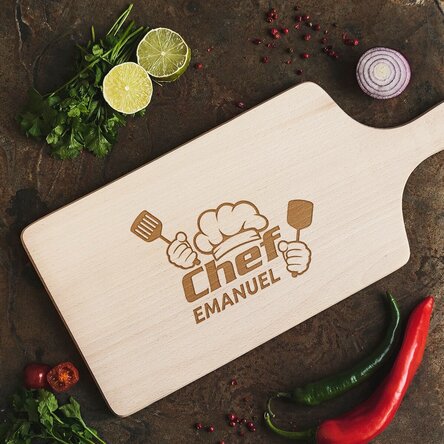 Customised chopping board - Chef Puternic
