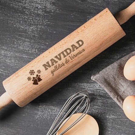 Rodillo de madera personalizado - Cookies by...