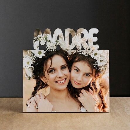 Marco de fotos de escritorio personalizado con una foto - modelo MUM