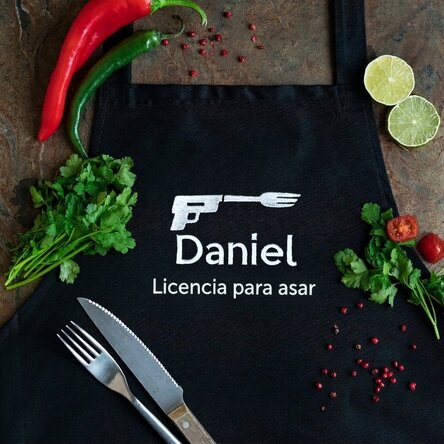 Tipo personalizado: con licencia para cocinar