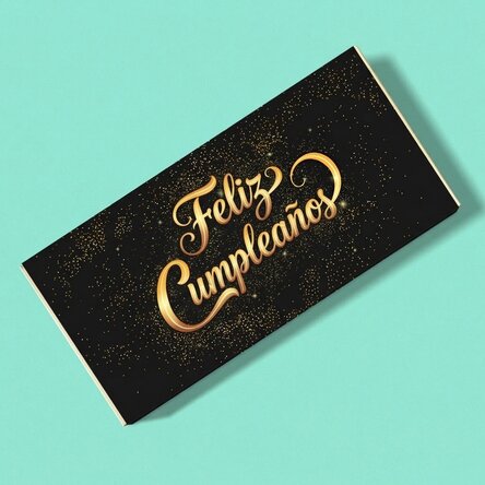 Chocolate personalizado: ¡Feliz cumpleaños!