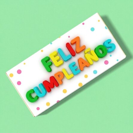 Chocolate personalizado: ¡Feliz cumpleaños!
