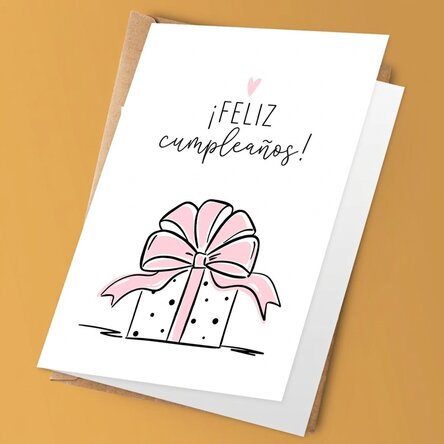 Tarjeta de felicitación personalizada - Regalo de cumpleaños