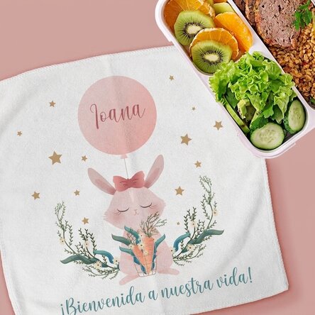Toalla personalizada con nombre - Welcome, babygirl