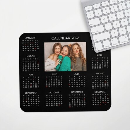 Alfombrillas de ratón personalizadas con calendario