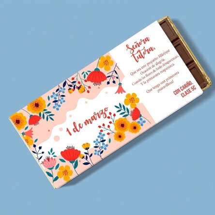 Chocolate personalizado con mensaje - 1 de marzo