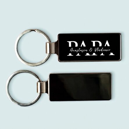 Llavero personalizado con un mensaje para papá