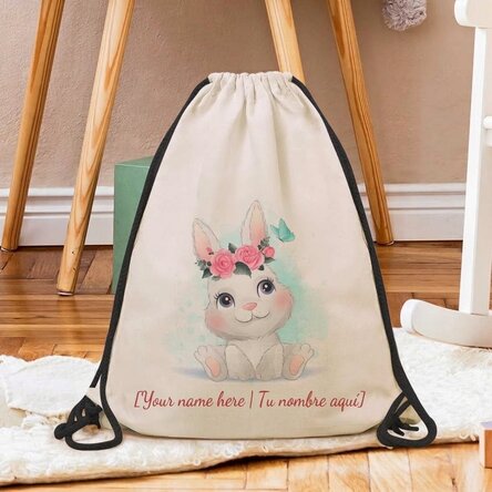 Mochila personalizada con texto - Bunny