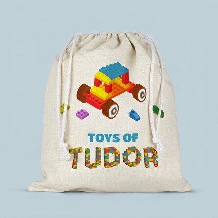 Medium personalised bag with text - Lego