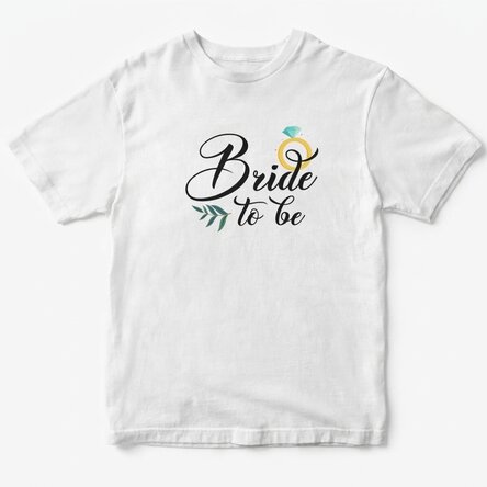Camiseta de algodón personalizada para la futura novia