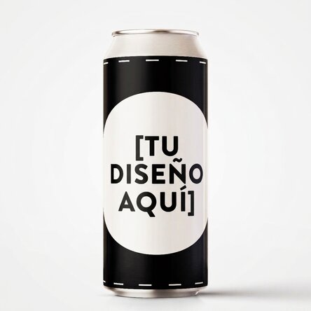 Cerveza en lata personalizada con tu diseño