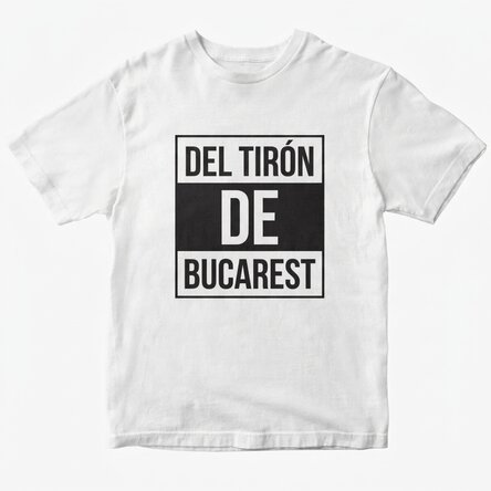 Camiseta de algodón personalizada con texto - Straight outta