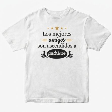 Camiseta de algodón personalizada con texto - Promovati nasi
