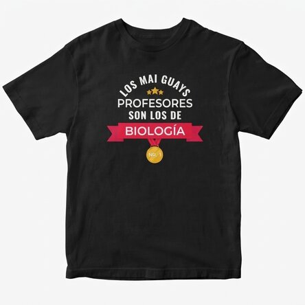 Camiseta de algodón personalizada con texto: «Profesores molones»