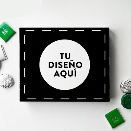 Caja de bombones personalizada con tu diseño