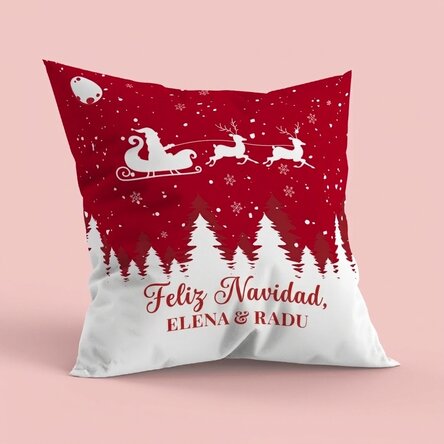 Cojín personalizado con mensaje - Navidad
