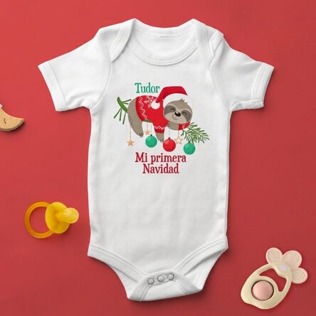 Body para niños personalizado con texto - Lenes de Navidad