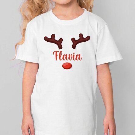 Camiseta de algodón para niños personalizada con nombre - Ren