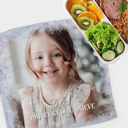Toalla personalizada con foto y texto - Winter