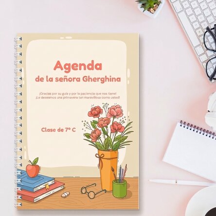 Cuaderno personalizado con texto - En la cátedra