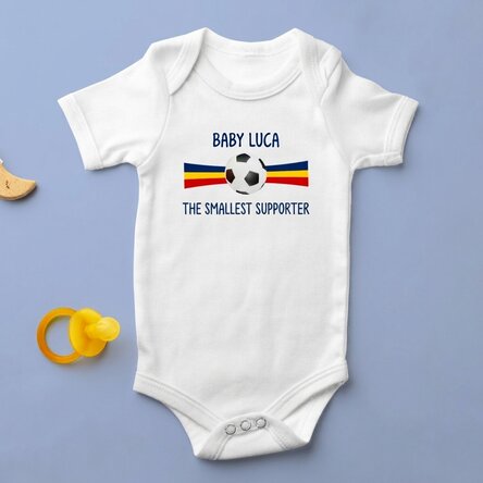 Body para niños personalizado con mensaje - Fútbol