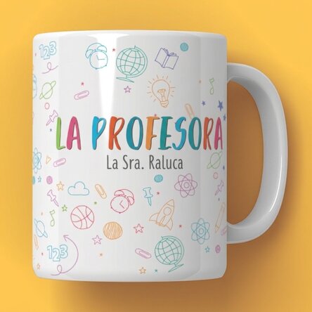 Taza personalizada con texto - La taza del profesor