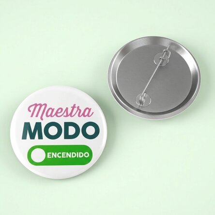 Chapa personalizada con mensaje - Modo ON / OFF