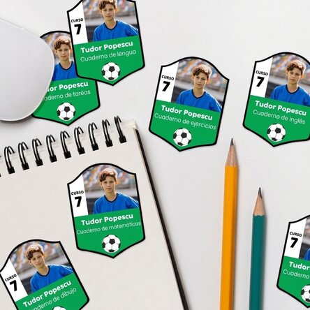 Lote de 9 pegatinas (etiquetas autoadhesivas) personalizadas - FIFA