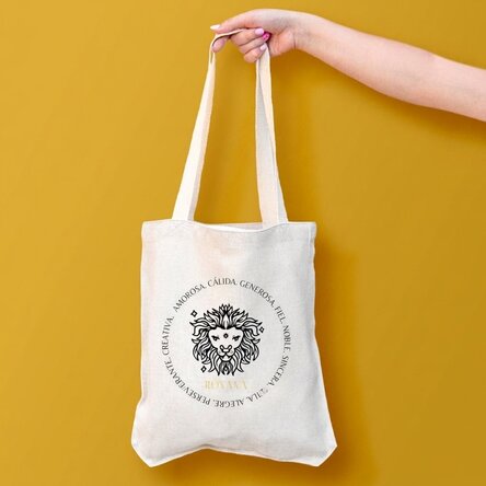 Bolso personalizado con texto - Signo del Leo