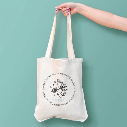 Bolso personalizado con texto - Signo del Sagitario