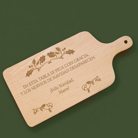 Cortador personalizado con texto: «¡Feliz Navidad!»