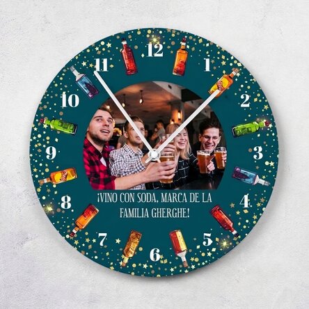 Reloj personalizado con texto y foto - Ora de sprit