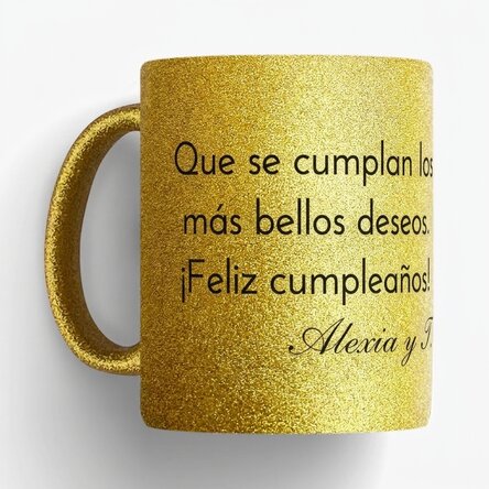 Taza personalizada con texto