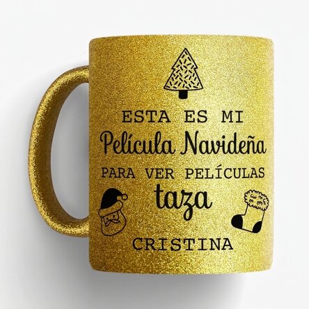 Taza personalizada con mensaje - Película de Navidad